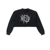 RED Metal Cropped Sweatshirt