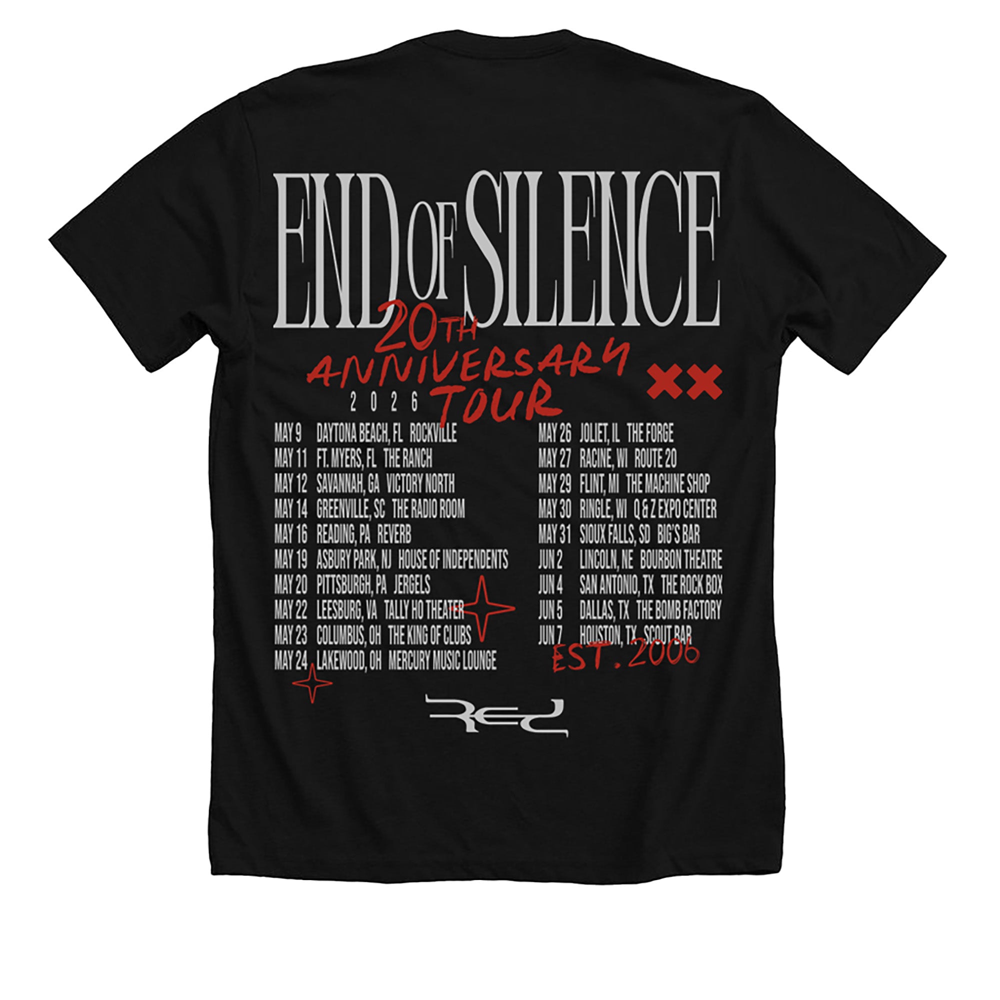 EOS Anniversary Tour Tee 2026