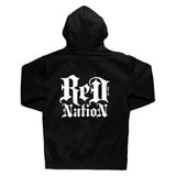 Blackletter REDNATION Unisex Zipper Hoodie