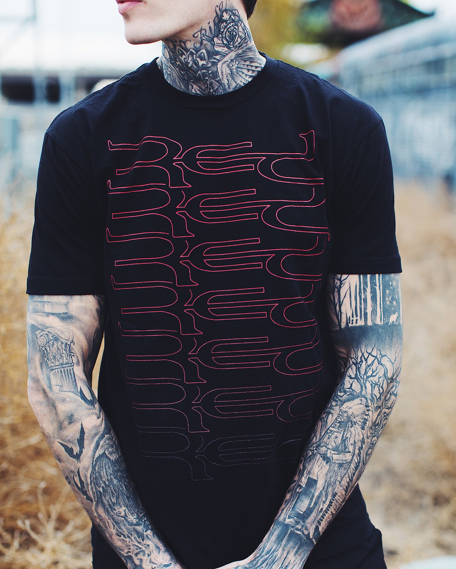 Stacked RED Unisex T-Shirt