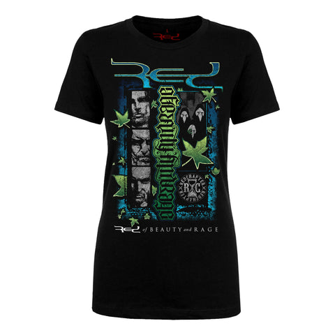 Of Beauty And Rage - Chroma - Blue/Green - Women's Fitted T-Shirt