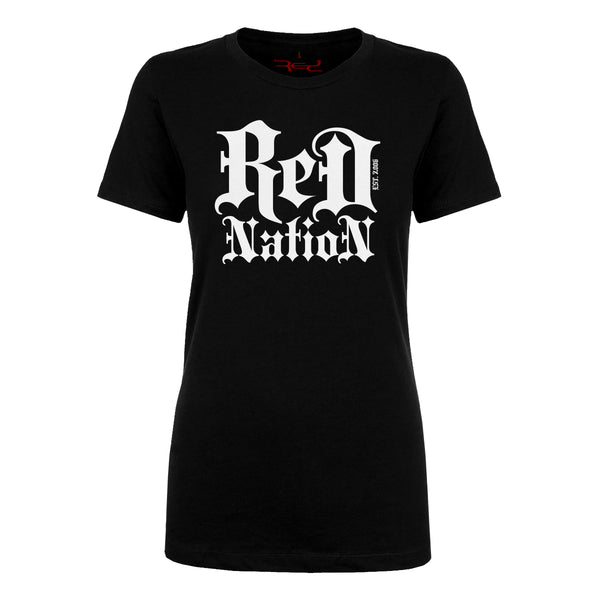 Blackletter REDNATION Women's Fitted T-Shirt